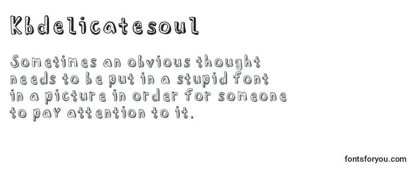 Review of the Kbdelicatesoul Font