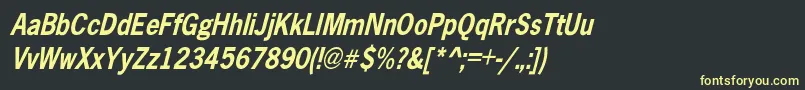 Подробнее о шрифте AbellCondensedBoldOblique Шрифт AbellCondensedBoldOblique – жёлтые шрифты на чёрном фоне