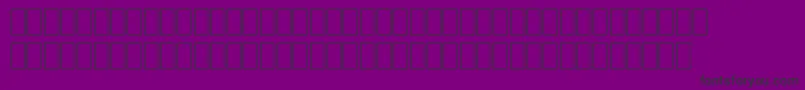 フォントWphv01na – 紫の背景に黒い文字
