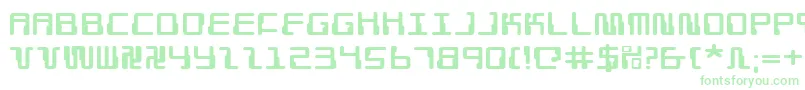 Droidlovere Font – Green Fonts on White Background