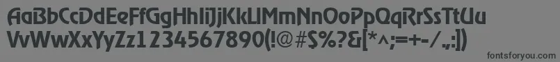 RevelmediumRegular Font – Black Fonts on Gray Background