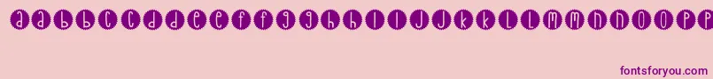 GratefulSound Font – Purple Fonts on Pink Background