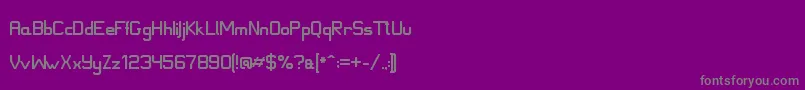 JdIce Font – Gray Fonts on Purple Background