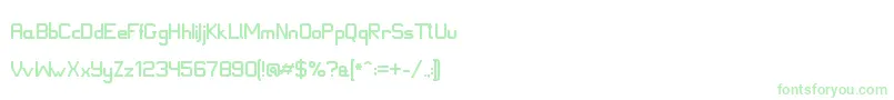 JdIce Font – Green Fonts on White Background