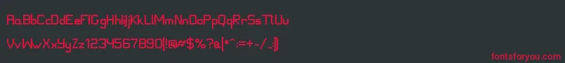 JdIce Font – Red Fonts on Black Background