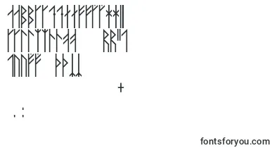 Maeshowe font – Fonts Runes