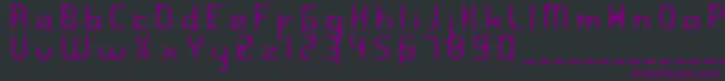 InavelfГ¶rtvinad Font – Purple Fonts on Black Background