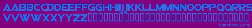 Vipessrg Font – Blue Fonts on Purple Background