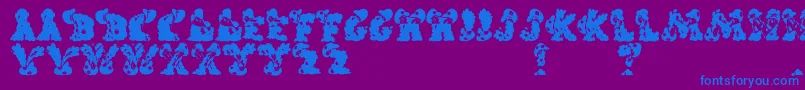 Más sobre la fuente CarolsRegular fuente CarolsRegular – Fuentes Azules Sobre Fondo Morado