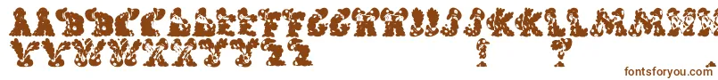 Lisätietoja CarolsRegular-fontista CarolsRegular-fontti – ruskeat fontit