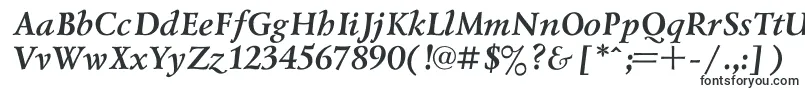 Шрифт LazurskiBoldItalic – широкие шрифты