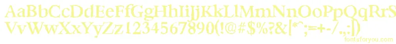 BernsteinrandomMediumRegular Font – Yellow Fonts