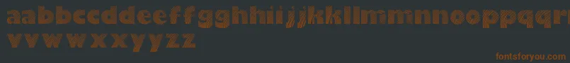 Moarelightdemo Font – Brown Fonts on Black Background