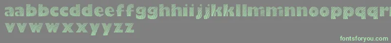 Шрифт Moarelightdemo – зелёные шрифты на сером фоне