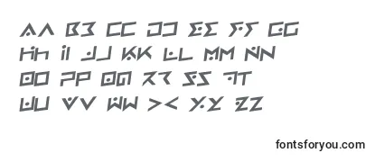 IronCobraRotalic Font