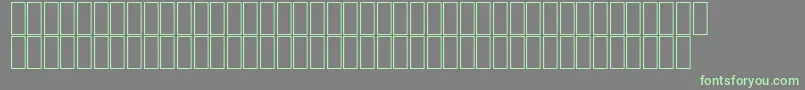 AgaRasheeqBold-fontti – vihreät fontit harmaalla taustalla