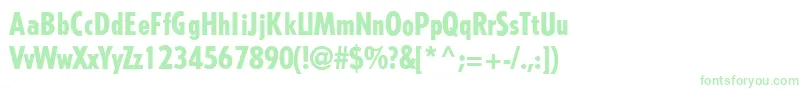 TremoloRegular-Schriftart – Grüne Schriften