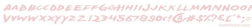 Yellowe Font – Pink Fonts on White Background