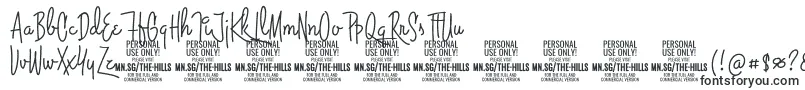 ThehillsPersonalUseOnly Font – Fonts for Linux