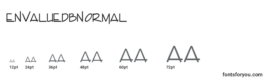 EnvaluedbNormal Font Sizes