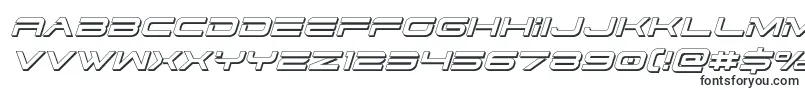 Dodger33Dital-fontti – Kursivoitu fontit