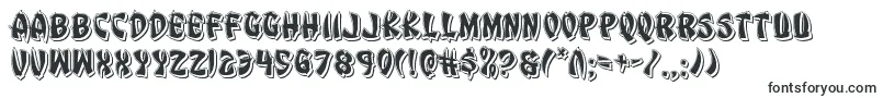 Eggrollpunch-Schriftart – Umrandete Schriften