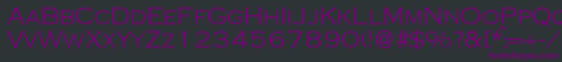 CopperlightdbNormal Font – Purple Fonts on Black Background