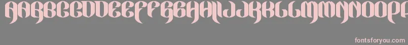 JakejarkorLocura Font – Pink Fonts on Gray Background