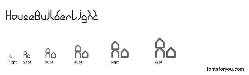 HouseBuilderLight Font Sizes
