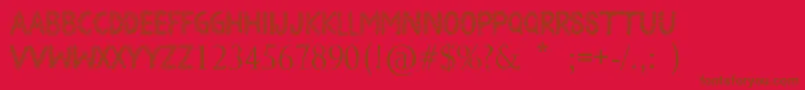 BlackEyePeas Font – Brown Fonts on Red Background
