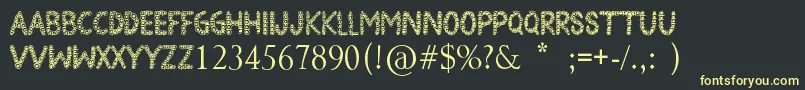 More about BlackEyePeas Font BlackEyePeas Font – Yellow Fonts on Black Background