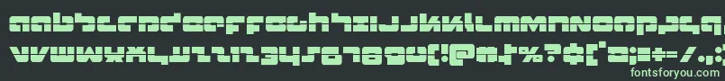 Шрифт Boomsticklaser – зелёные шрифты на чёрном фоне
