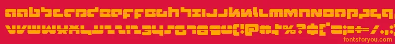 Boomsticklaser Font – Orange Fonts on Red Background