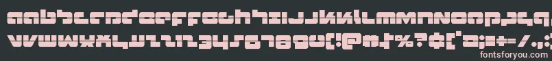 Weitere Informationen zur Boomsticklaser-Schriftart Boomsticklaser-Schriftart – Rosa Schriften auf schwarzem Hintergrund