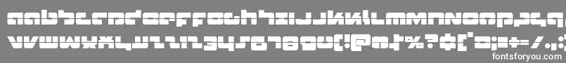 Boomsticklaser Font – White Fonts on Gray Background