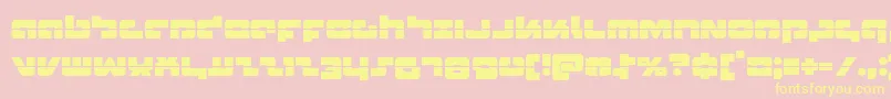 Boomsticklaser Font – Yellow Fonts on Pink Background