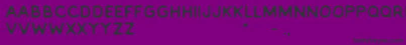 Шрифт Everlong2.0 – чёрные шрифты на фиолетовом фоне