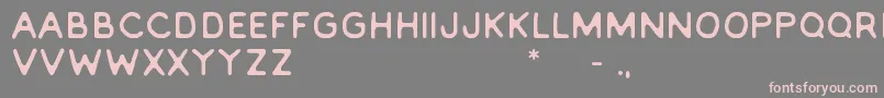 Everlong2.0 Font – Pink Fonts on Gray Background