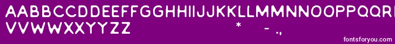 Saiba mais sobre a fonte Everlong2.0 Fonte Everlong2.0 – fontes brancas em um fundo violeta