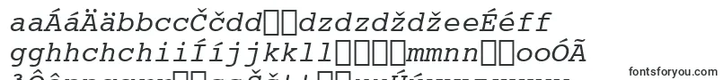 Courier10PitchItalicBt Font – Slovak Fonts
