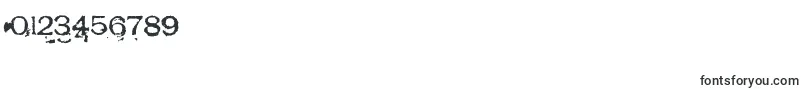 RespessCapsExcessive-Schriftart – Schriften für Zahlen und Nummern