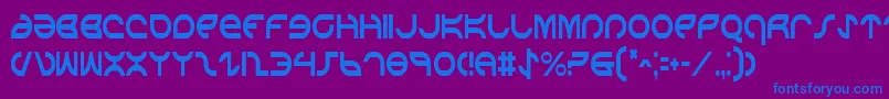 Подробнее о шрифте AetherfoxCondensed Шрифт AetherfoxCondensed – синие шрифты на фиолетовом фоне