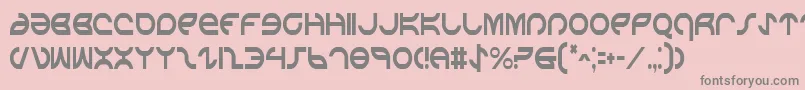 AetherfoxCondensed Font – Gray Fonts on Pink Background