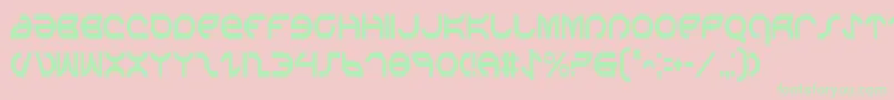 AetherfoxCondensed Font – Green Fonts on Pink Background