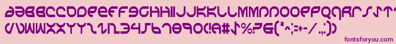 AetherfoxCondensed Font – Purple Fonts on Pink Background