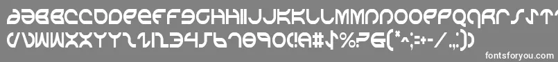 AetherfoxCondensed Font – White Fonts on Gray Background