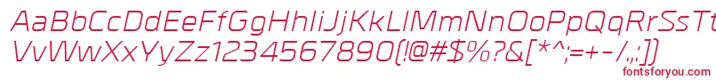 MetrikItalic Font – Red Fonts