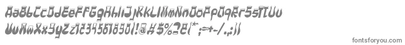 フォントCotocityItalic – 灰色のフォント