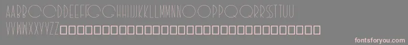 Idilica Font – Pink Fonts on Gray Background