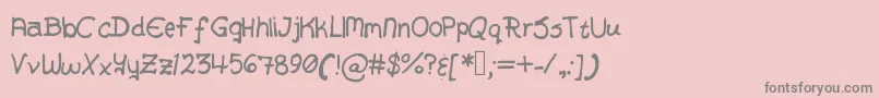 Подробнее о шрифте AlexHandwriting Шрифт AlexHandwriting – серые шрифты на розовом фоне